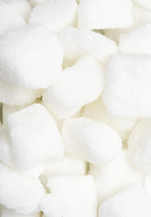 1.1 lb India Tree Non-GMO Fair Trade White Sugar Cubes - Container - Pure Cane Sugar Rough-Cut Cubes for Coffee, Tea