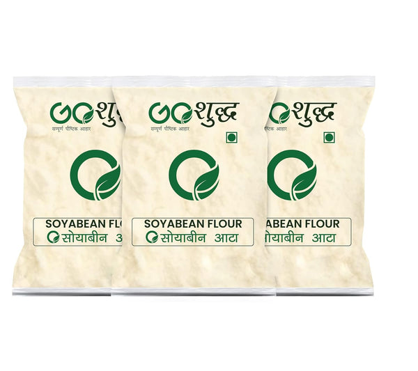 Goshudh Soyabean Atta (Soyabean Flour)-1Kg (Pack of 3)