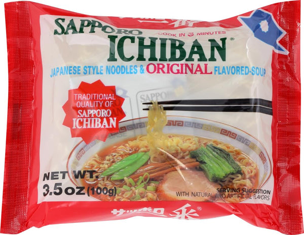 SAPPORO , Noodle Ichiban Original, 3.5-Ounce (24 Pack)