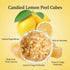 LWWTYKSPL 10.58oz Candied Lemon Peel Diced | Ready-to-Eat | Bag for Baking, Cooking & Snacks | Natural Ingredients