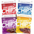 Wicked Cutz Jerky Chips Variety Pack, Up to 28g Protein Per Bag,