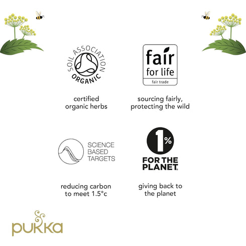 Pukka Herbs Organic Lemon, Ginger & Manuka Honey Tea, Immune Boosting Infusion, 80 Total Tea Bags (20ct - Pack of 4)
