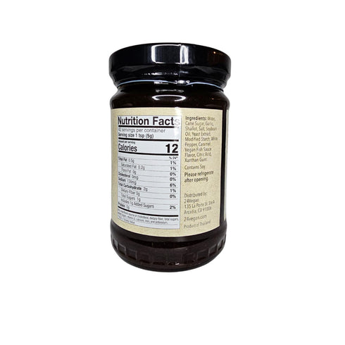 24Vegan Stir Fry Sauce - All Natural - Vegan - Non GMO - No MSG - 7.5oz - Dipping and Stir Fry Sauce