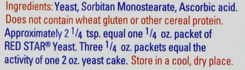 Red Star Quick Rise Yeast, 3/4-Ounce (Pack of 9)