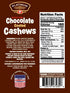 Platinum 12 oz Packs - Chocolate Coated Cashews Resealable Pouch | Chocolate Candy Covered Flavored Cashew, Roasted