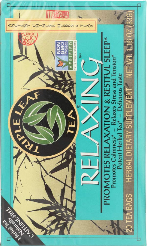 Triple Leaf Tea 20 (Pack 6) , Relaxing, Tea Bags