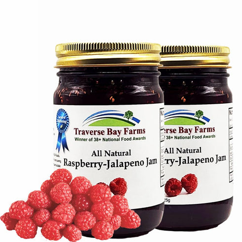 Traverse Bay Farms Fruit Jams and Butters (Raspberry Jalapeno, 2 Jars)
