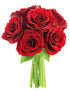 KaBloom - Bouquet of 6 Red Roses - Fresh Flowers for Birthday,