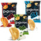 Popchips Variety Pack - Baked Potato Chips 0.8 OZ Snack Bag 10