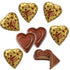 2 Fruidles Valentine's Milk Peanut Butter Chocolate Hearts, Kosher Certified Dairy, Pounds
