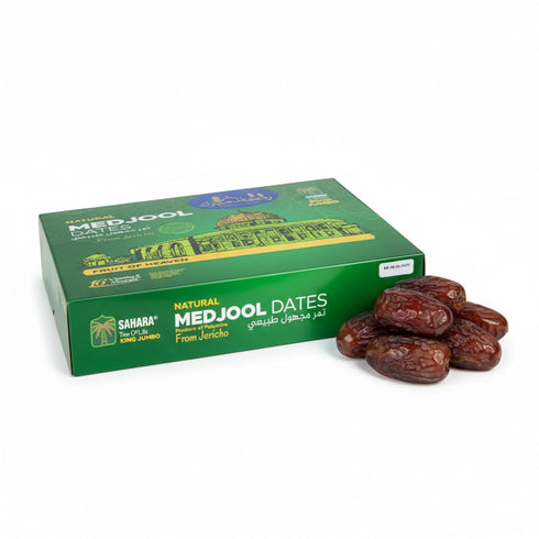 Sahara Gold Authentic Medjool Dates from Palestine - Plump, Whole, Gluten-Free -