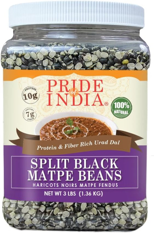 Pride Of India - Indian Split Black Gram Matpe Beans - Protein