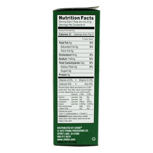 Chebe 7.5 oz (Frozen) Mix Pizza Crust Gluten & Wheat Free