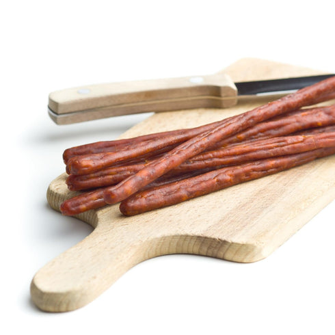 21 mm 22 lbs. Hi Mountain Seasonings | SNACK STICK CASINGS | Mahogany, Edible, Collagen Casings | Ideal for Making