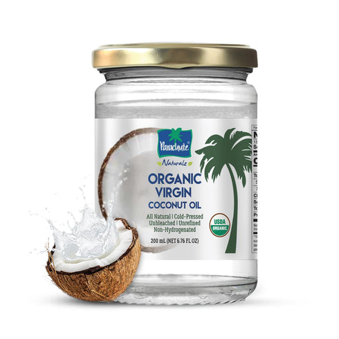 |16 Fl.Oz Parachute Naturalz Organic Virgin Coconut Oil | For Cooking, Hair, Body & Oil Pulling | Cold Pressed |