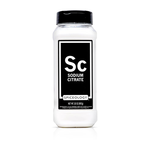Spiceology Sodium Citrate Powder Emulsifying Salt for Smooth Cheese Sauces & Modernist