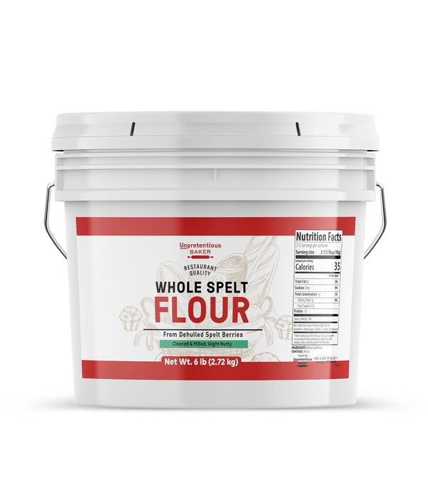 Unpretentious Whole Spelt Flour, Light & Airy Flour, From Dehulled Spelt Berries