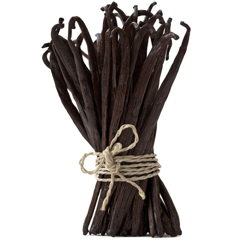 (10 Pack) Ugandan Vanilla Beans Whole Grade A Vanilla Pods for Homemade Vanilla Extract, Baking, Ice Cream, Flavoring