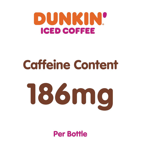 Dunkin' Donuts 13.7 oz, 12 Pack Dunkin' Mocha Iced Coffee Bottle, fl