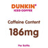 Dunkin' Donuts 13.7 oz, 12 Pack Dunkin' Mocha Iced Coffee Bottle, fl