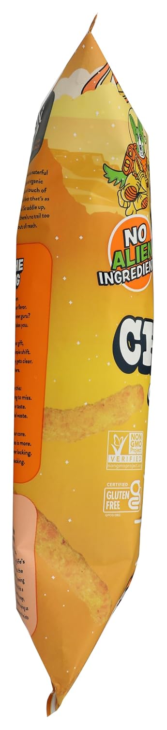 7 OZ LESSEREVIL Organic Cowboy Cheddar Cheezmos