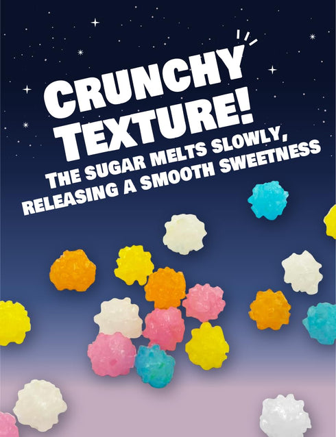 (17.64 (Pack 1)) NICE WITCH'S Konpeito Sugar Candy Sweet And Colorful/Handmade Star Candy/ Ounce