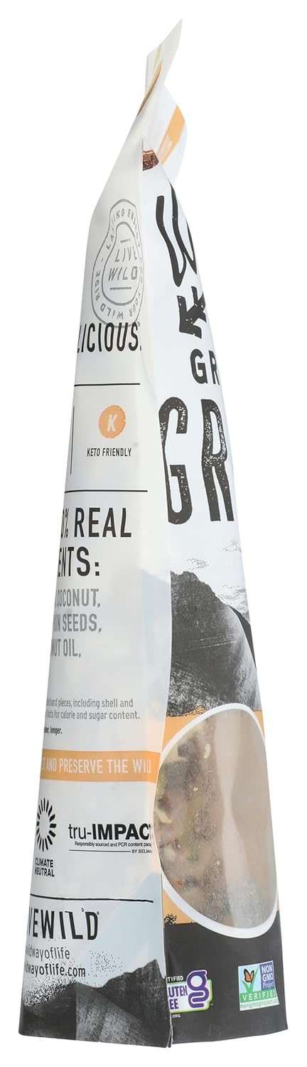 8 Wildway, Granola Coconut Cashew, Ounce