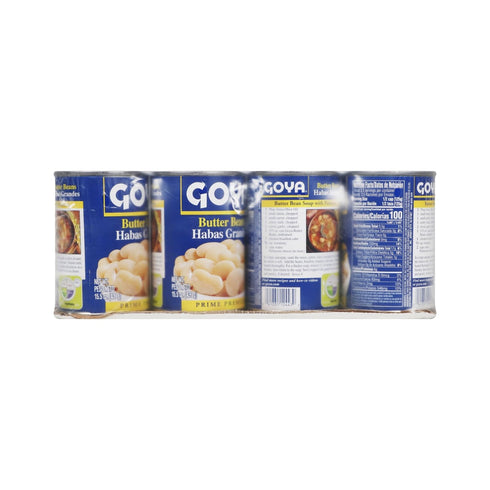 15.5 (Pack 8) Goya Butter Beans, Ounce