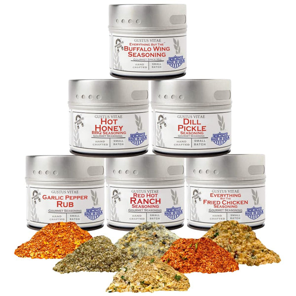 All American Wing Seasoning Set | Authentic Small Batch Seasoning Mixes For