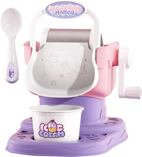 Generic frozenn Small Batch Ice Cream - Manual Dessert Creator, Soft Serve gelatoo Tool | Quick Mixing Treat Appliance