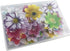 Set of 48 Edible Mini Flower Cupcake Toppers, Wedding Cake Birthday Party Food Decoration, Mixed Size & Colour