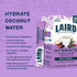 10 0g Laird Superfood Hydrate Coconut Water Electrolyte Drink Mix Wild Berry, Single Serve Sticks Added Sugar No