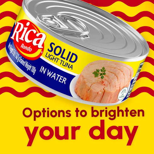 5 oz Rica Rondo Solid Tuna in Water, Wild Caught, Easy Open Can
