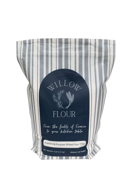 Northshore Willow and Oak Willow Flour - Authentic French T55 Wheat Flour for Baking, Fine milled,