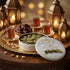 0.55 lb Zaitoune Pistachio Covered Turkish Delight | Stuffed with Delicious Nuts, Coated with Chopped Pistachios |