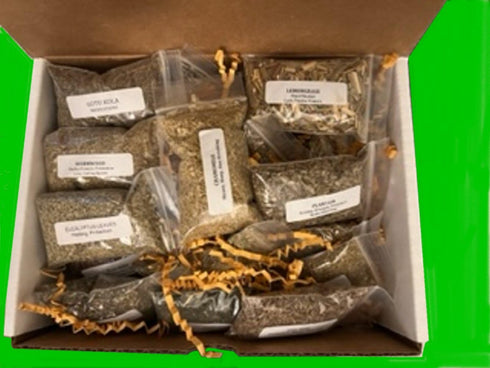 20 40mm (9"x6"x3") Herb Wiccan Apothecary Kit - Witchcraft, Wiccan, Pagan Herb Starter Kit - Roll of Easy Light