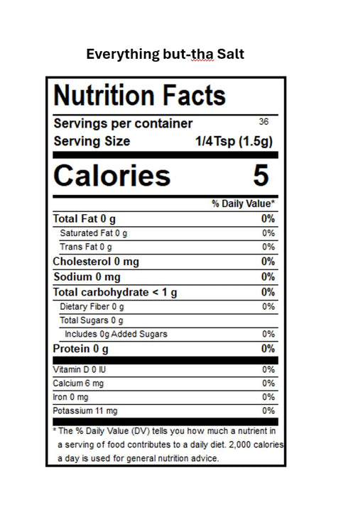 DAK's Spices Everything But Tha' Salt Blend, 100% Salt & Sugar Free, Healthy Seasoning, Low Carb & Keto Friendly, 1.5 oz