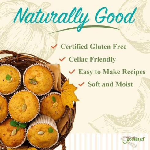 Heartland Gourmet Pack Gluten-Free Pumpkin Spice Bread Mix | Certified Gluten-Free |