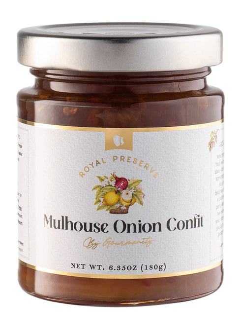 Gourmanity Mulhouse Onion Jam, Sweet & Savoury Taste, Serve with Burgers, Grilled