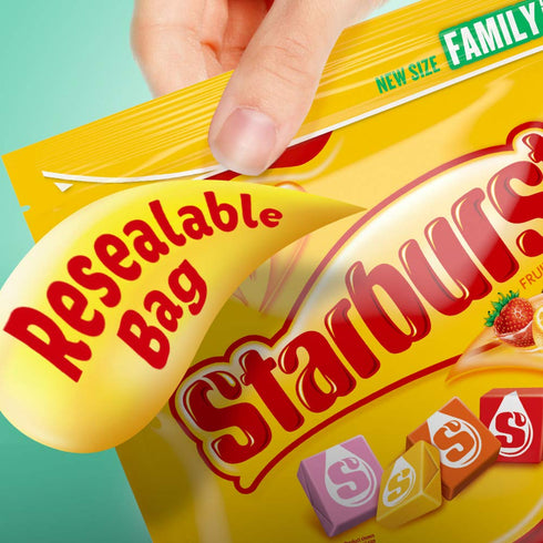 Pack, 27.5 oz (Pack 6) STARBURST Original Fruit Chews Chewy Candy Bulk Family Size, Bag