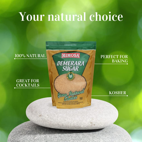 Mimosa 1.5lb Demerara Natural Sugar