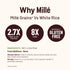 6 500 Mille Little Millet Whole Grain | Kutki | Gluten Free | No Chemicals | High Plant Protein and Fibre | Sambar