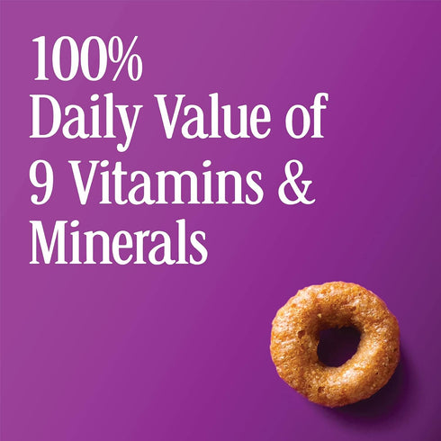 18 oz (Pack 8) Cheerios Multi Grain, Breakfast Cereal, Gluten Free, Whole Grain Oats