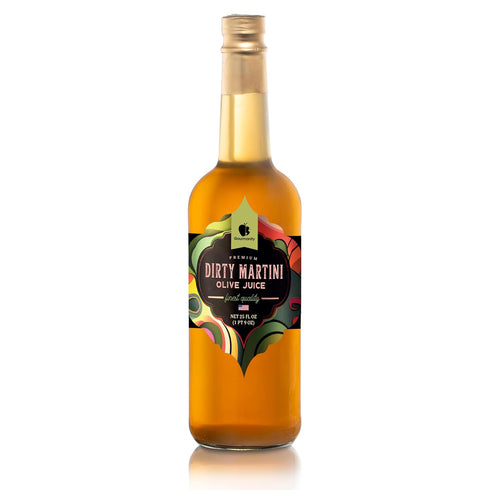 25 oz (Pack 1) Gourmanity Olive Juice Bottle of | For Dirty Martinis | Olive Brine for Dirty Martinis