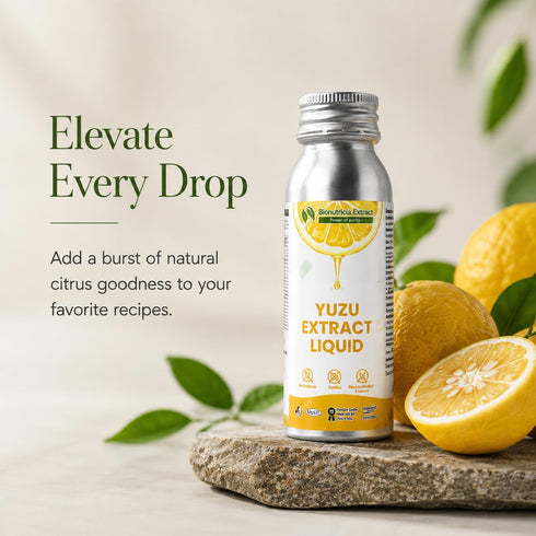 2.82oz, 10:1 Yuzu Extract Thick Liquid Ultra Concentrated Japanese Citrus Flavoring, Pure Yuzu Extract for Baking