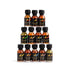 TILZ COLLECTION Sets 12 Hot Sauce Gift - Hot Sauce Bottles, Food Gifts For Men |Cooking, Birthday Gifts For Men, Women