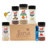 June Street Market New Kitchen Starter 5 Piece Gift Set with Italian Seasoning, Garlic Powder,