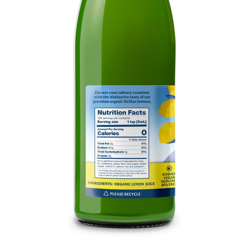 500 ml (16.9 Oz (Pack 2)) Italian Volcano Lemon Juice Fl