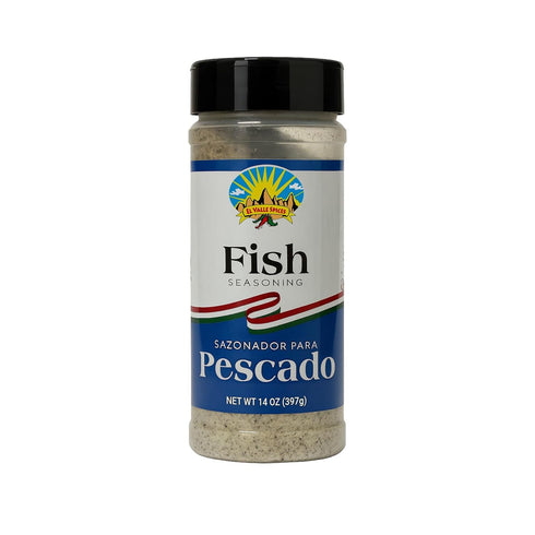 El Valle Spices Fish Seasoning 14 oz - Mexican Seafood Spice Blend for Fish, Shrimp