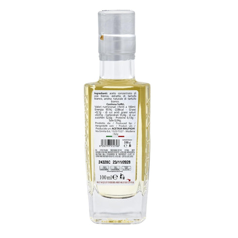 Acetaia (100ml 3,38 Oz) Malpighi - Condimento al Tartufo Bianco - White Truffle Dressing - fl